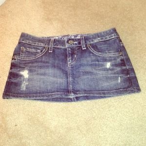 Guess jean skirt