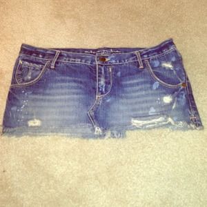 Abercrombie jean skirt