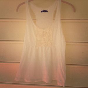 White girly tank top