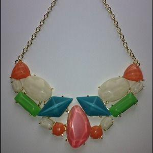 Multi color statement necklace make an OFFER Multi color statement necklace make an OFFER