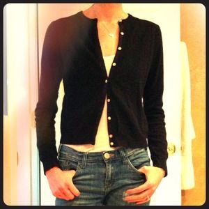 Lucky Pointelle Cardigan with Cream Lace Lining