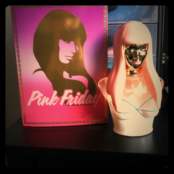 3.4oz bottle of Pink Friday perfume by Nicki Minaj
