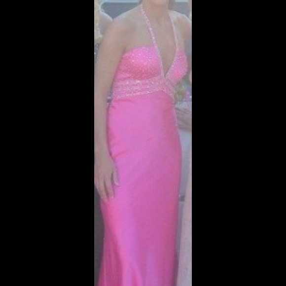 Pink prom dress
