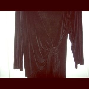 LBD Faux Wrap w/ Spandex Dress Size XL