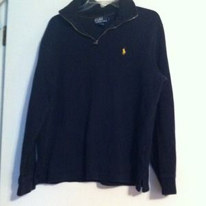 Navy Ralph Lauren half-zip pullover