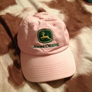 Pink John Deere cap