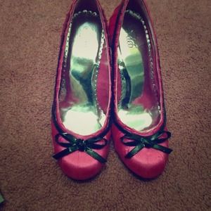Hot pink heels
