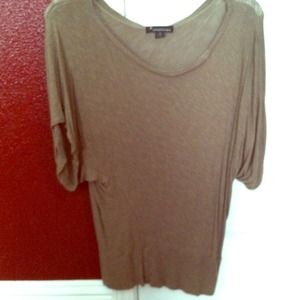 Green off the shoulder top