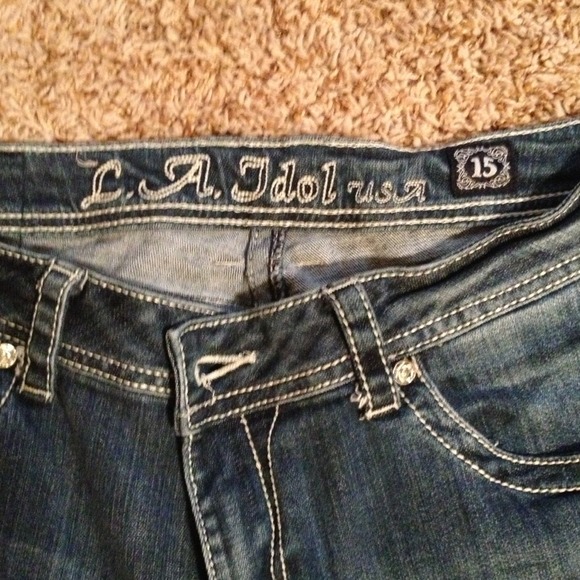 !! PRICE REDUCED!!L A Idol size 15 (37/33) Jeans - Picture 2 of 3