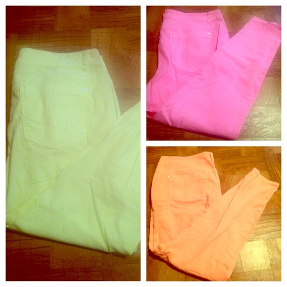Bundle colorful skinny jeans
