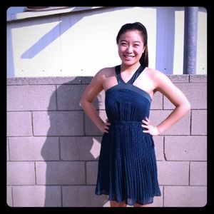 Emerald green sun dress