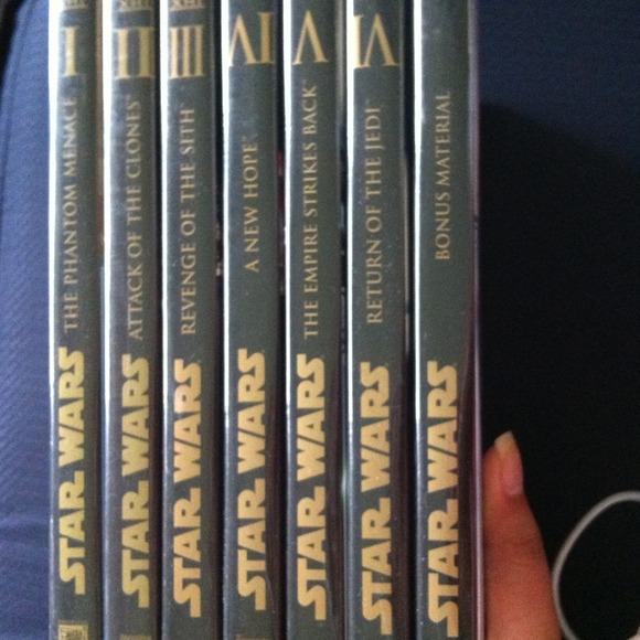 Star Wars DVDs 1-6 & bonus material DVD