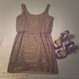 Reserved for @cassiejoy! Nude cocktail dress