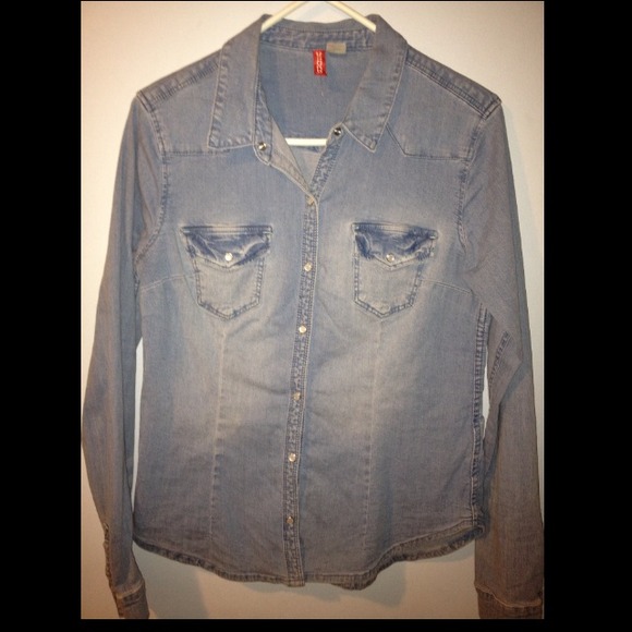 Denim top