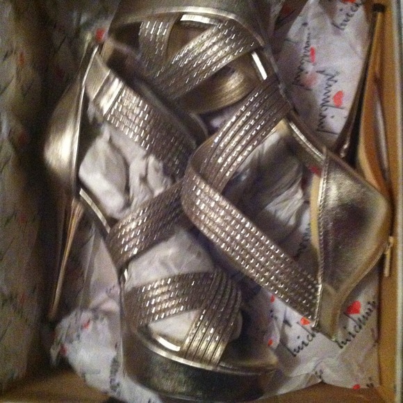 Gold heels