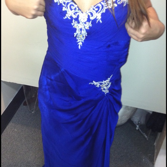 Royal Blue Gown/Dress - Picture 1 of 2