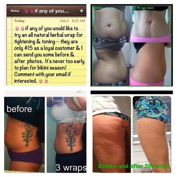 All natural herbal toning body applicator
