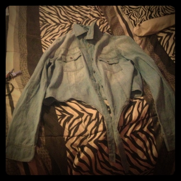 Blue jean top
