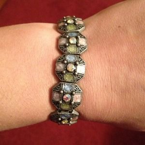 Lia Sophia bracelet and earrings set