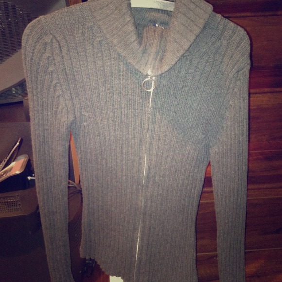 Gap zip up cardigan sweater