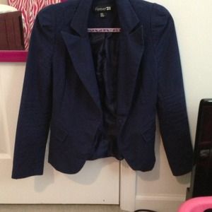 Blue forever 21 blazer