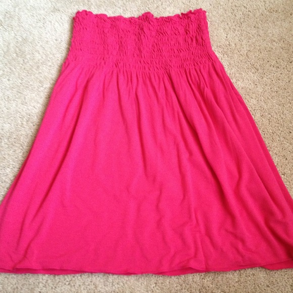 Pink tube dress!