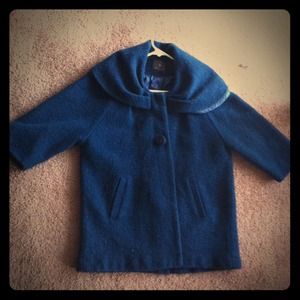 Dark blue super cute vintage looking jacket!