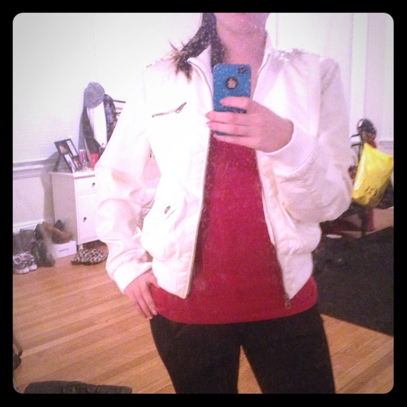 White Leather Jacket