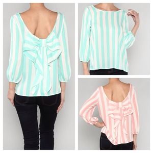 Bow back shirt
