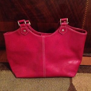Fuchsia colored purse