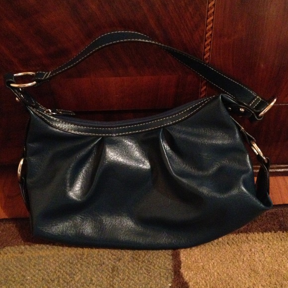 Teal colored purse