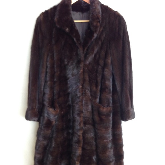 Vintage full length vintage fur coat