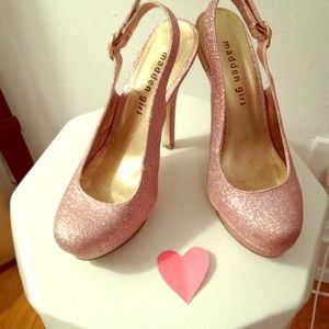 Reserved!!!! Glitter platform pumps