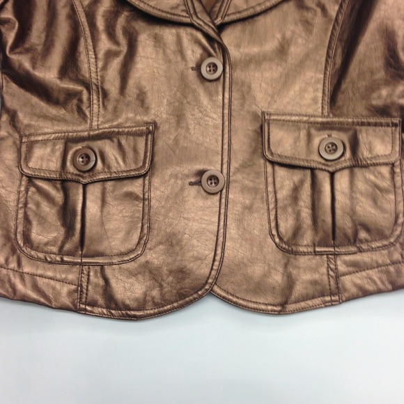 🚫$$BUNDLED$$🚫Bronze Blazer w/ 3/4 Sleeves - Picture 2 of 4