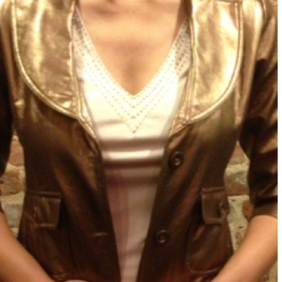 Ashley Jackets & Blazers - 🚫$$BUNDLED$$🚫Bronze Blazer w/ 3/4 Sleeves