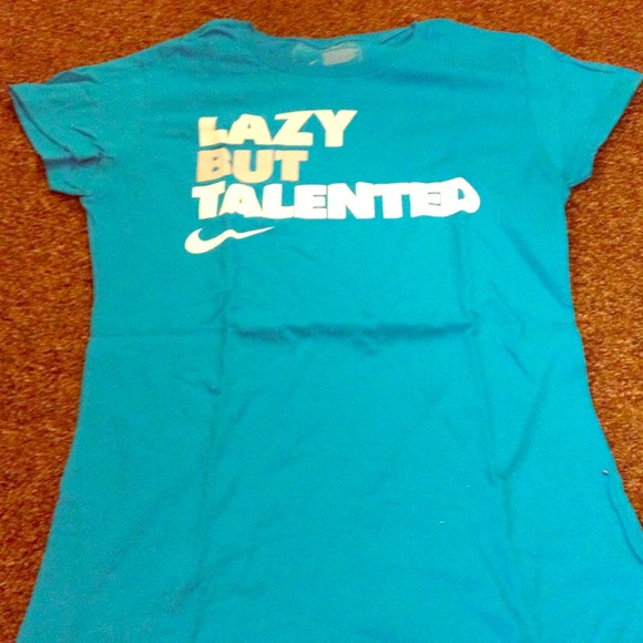 Women's Nike Shirt-Blue