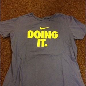 Grey women's Nike Top