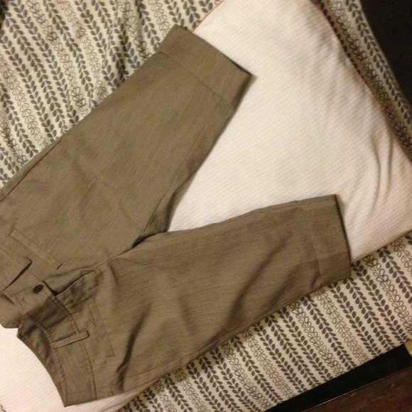 brown dress capris