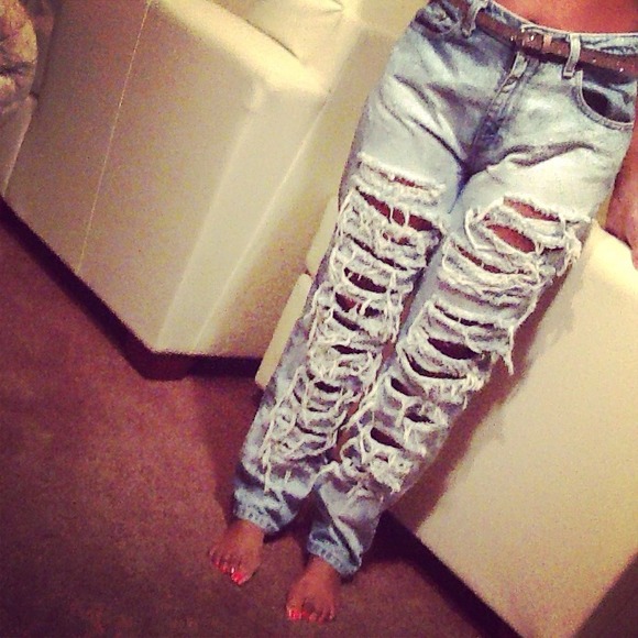 Distressed Jeans