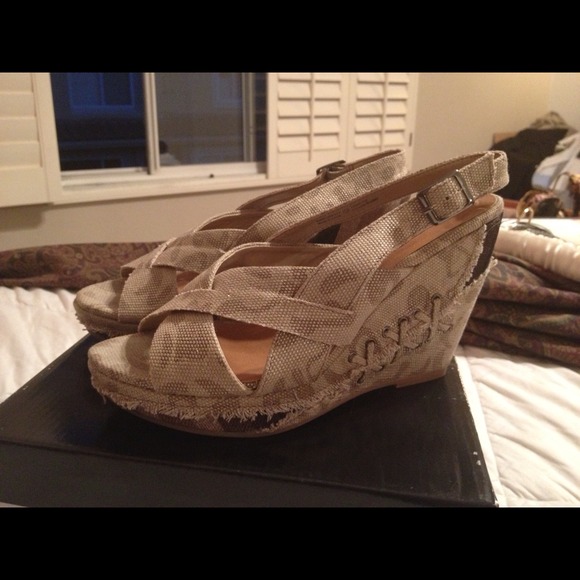 ***SOLD***2 pairs for $20 :) Wedge sandals. New. - Picture 3 of 4