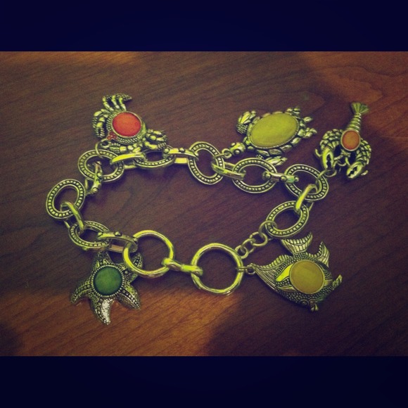 Sea charm bracelet
