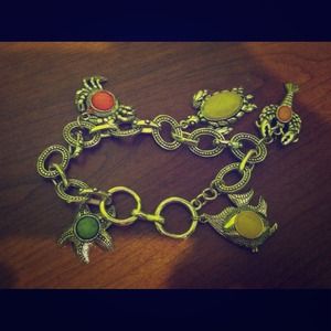 Sea charm bracelet