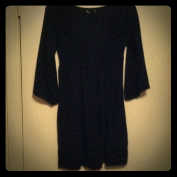 Black sweater dress