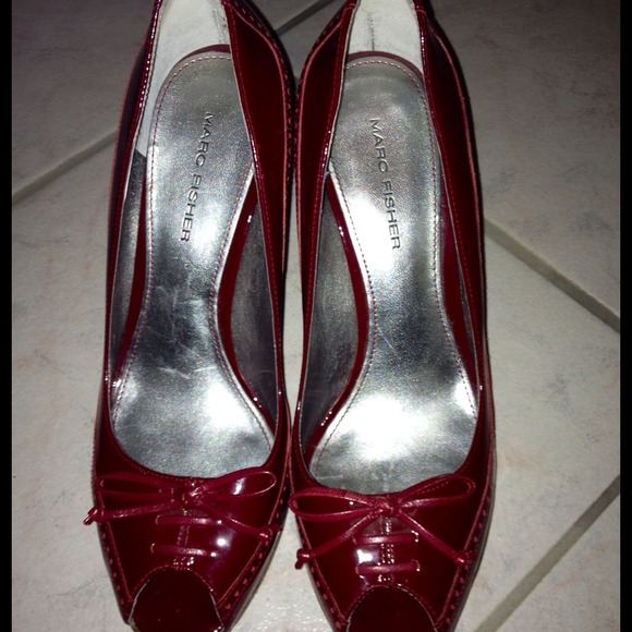 Heels Red Marc Fisher pumps