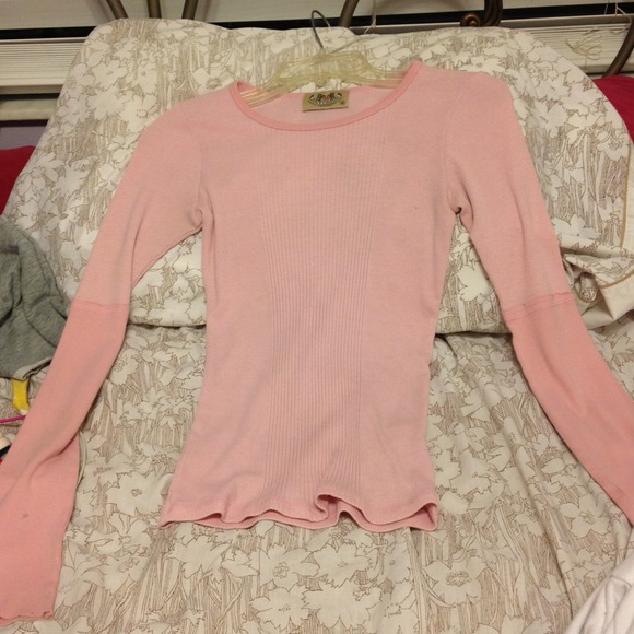Juicy couture pink long sleeve shirt