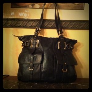 ❤SOLD❤Elliott Lucca Large Leather Satchel Purse