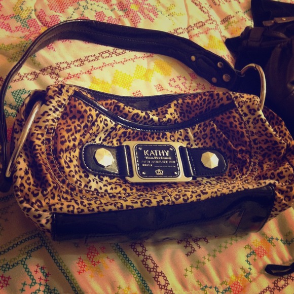 Animal print bag