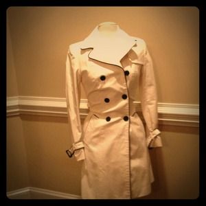 RESERVED White House Black Market Trench Coat