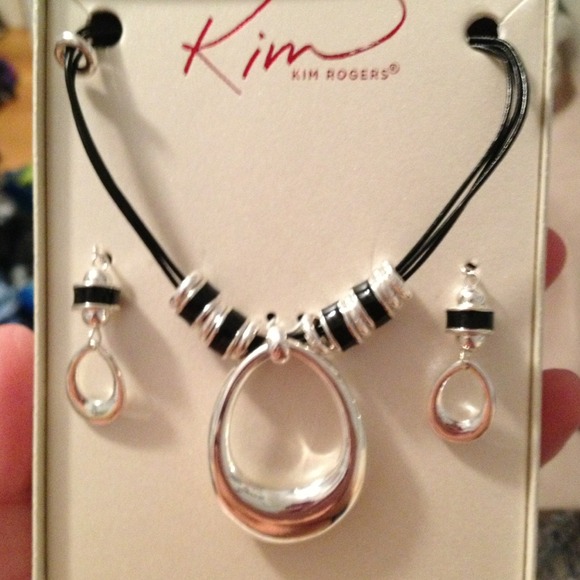 Rope silver necklace