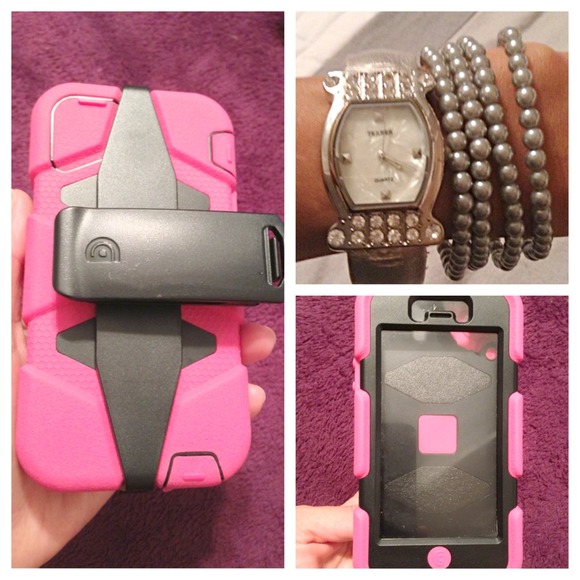 Bundle -watch, bracelets, & otterbox for iphone5
